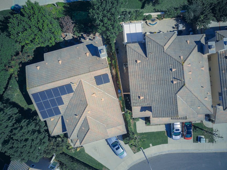 Solar roof on Nevada home
